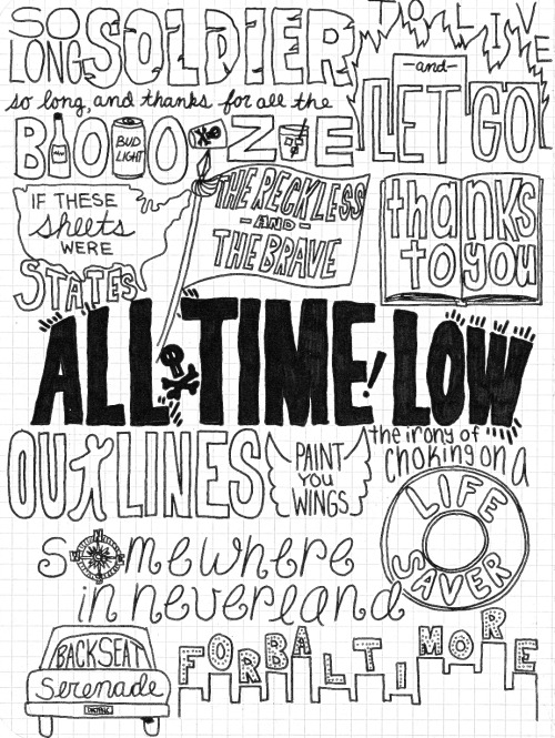 All Time Low Lyrics Drawing