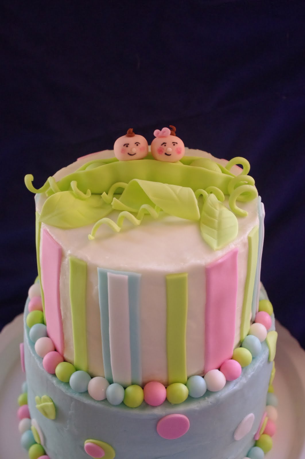 Baby Shower Cakes For Twins Boys And Girls