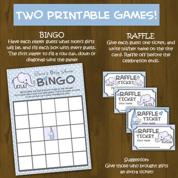 Baby Shower Games Free Printable Bingo