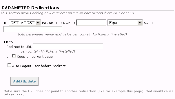 Default.aspx Redirect Example