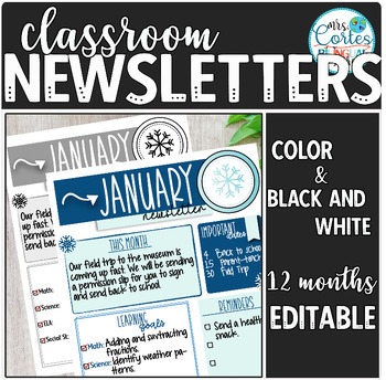 Elementary School Newsletter Examples