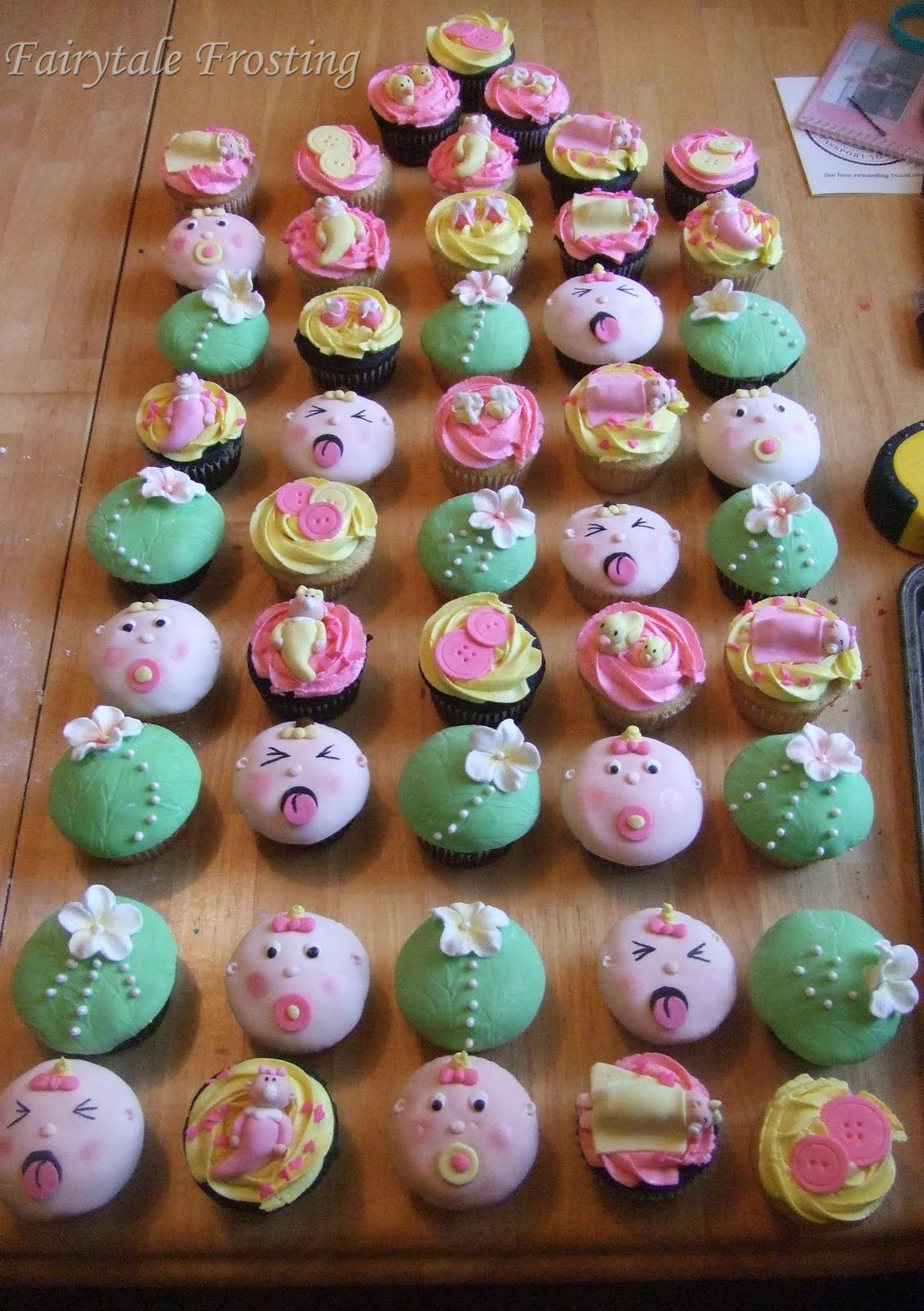 Ideas For Baby Shower Cupcakes For Girls