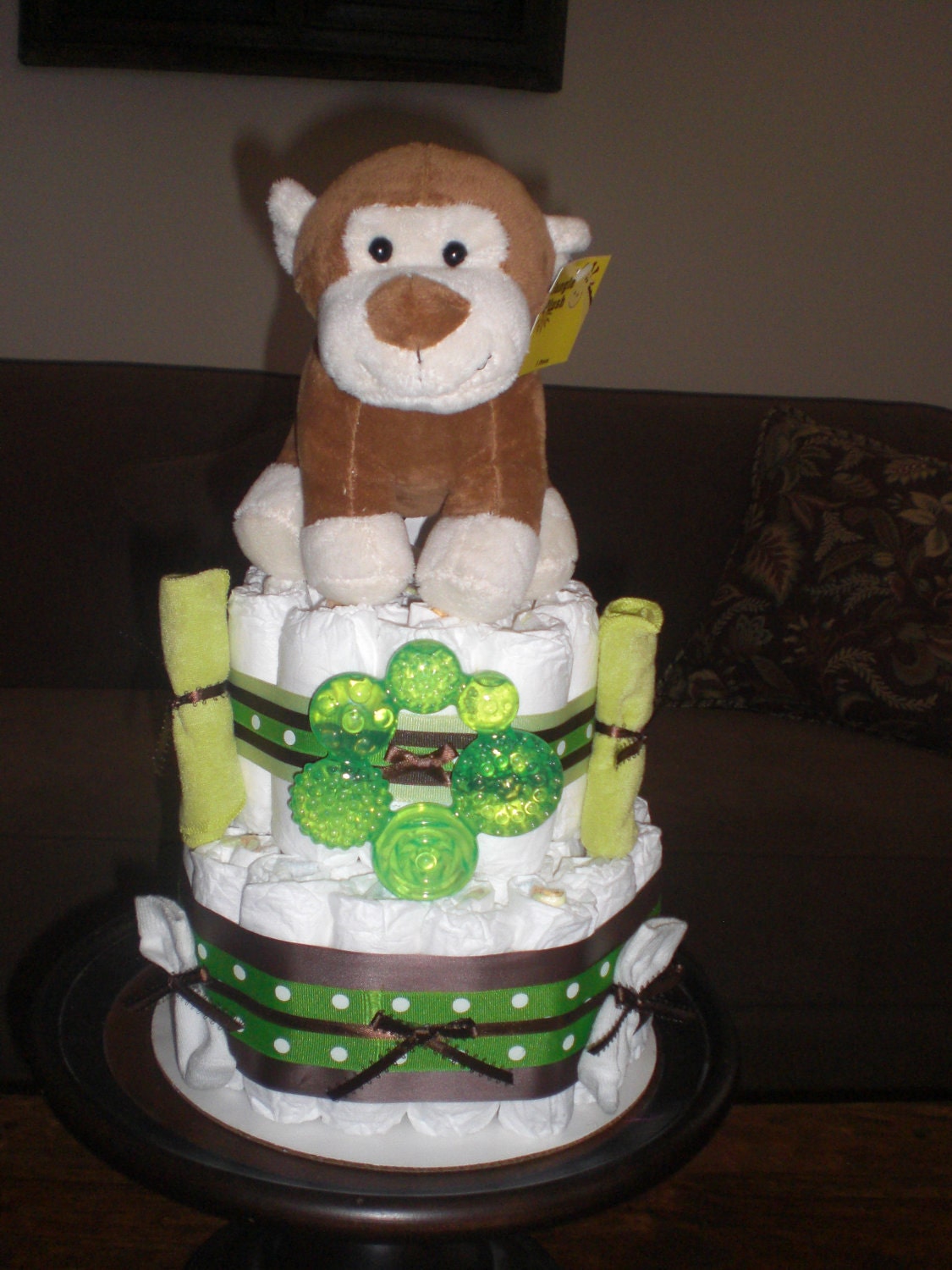 Monkey Baby Shower Cakes For Boys