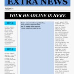 Newspaper Template For Word Free Download
