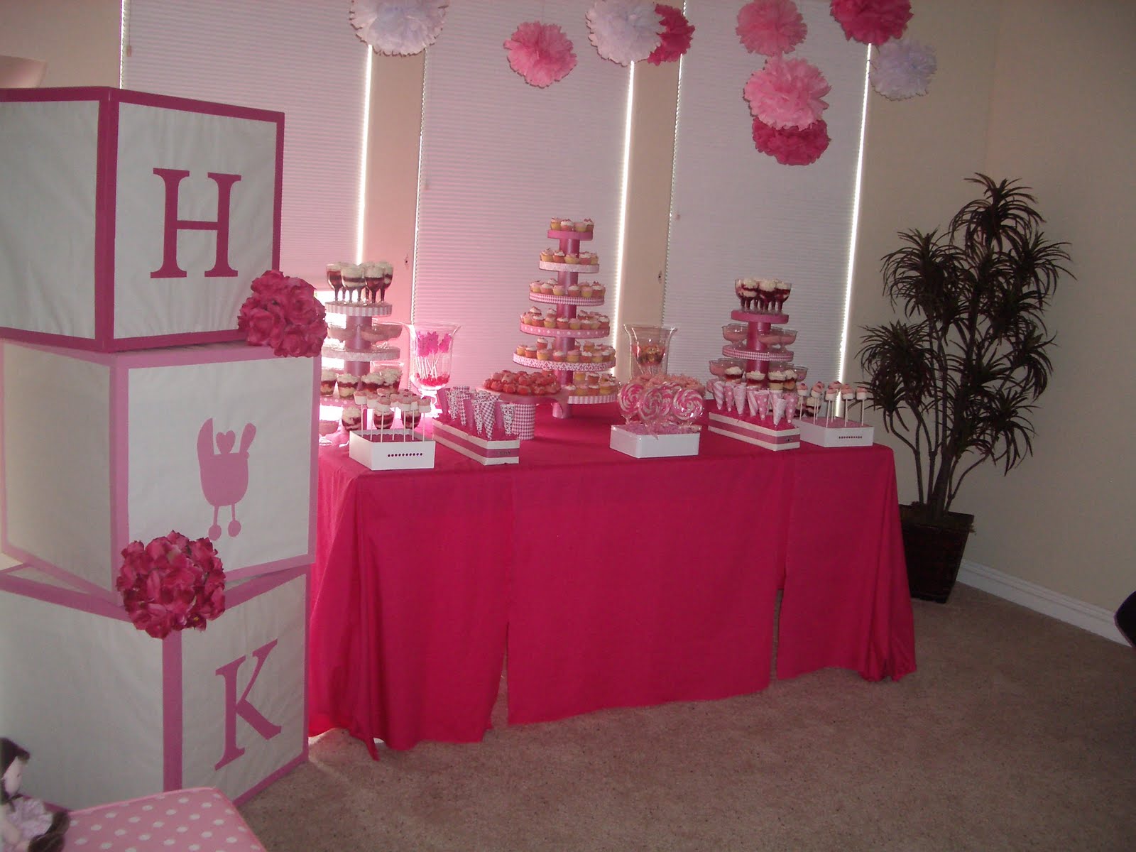 Pink Baby Shower Food Ideas