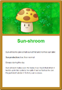 Plants Vs Zombies Sunflower Or Sun Shroom