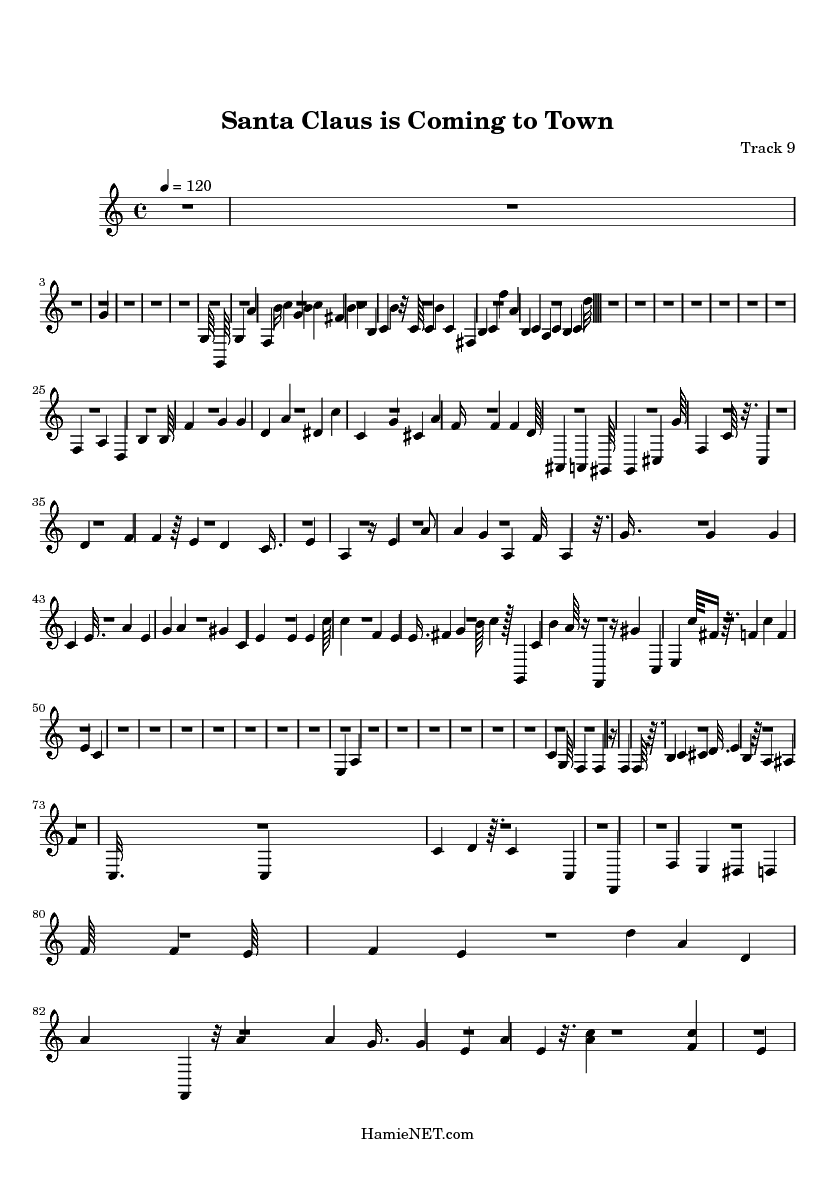 Santa Claus Is Coming To Town Sheet Music