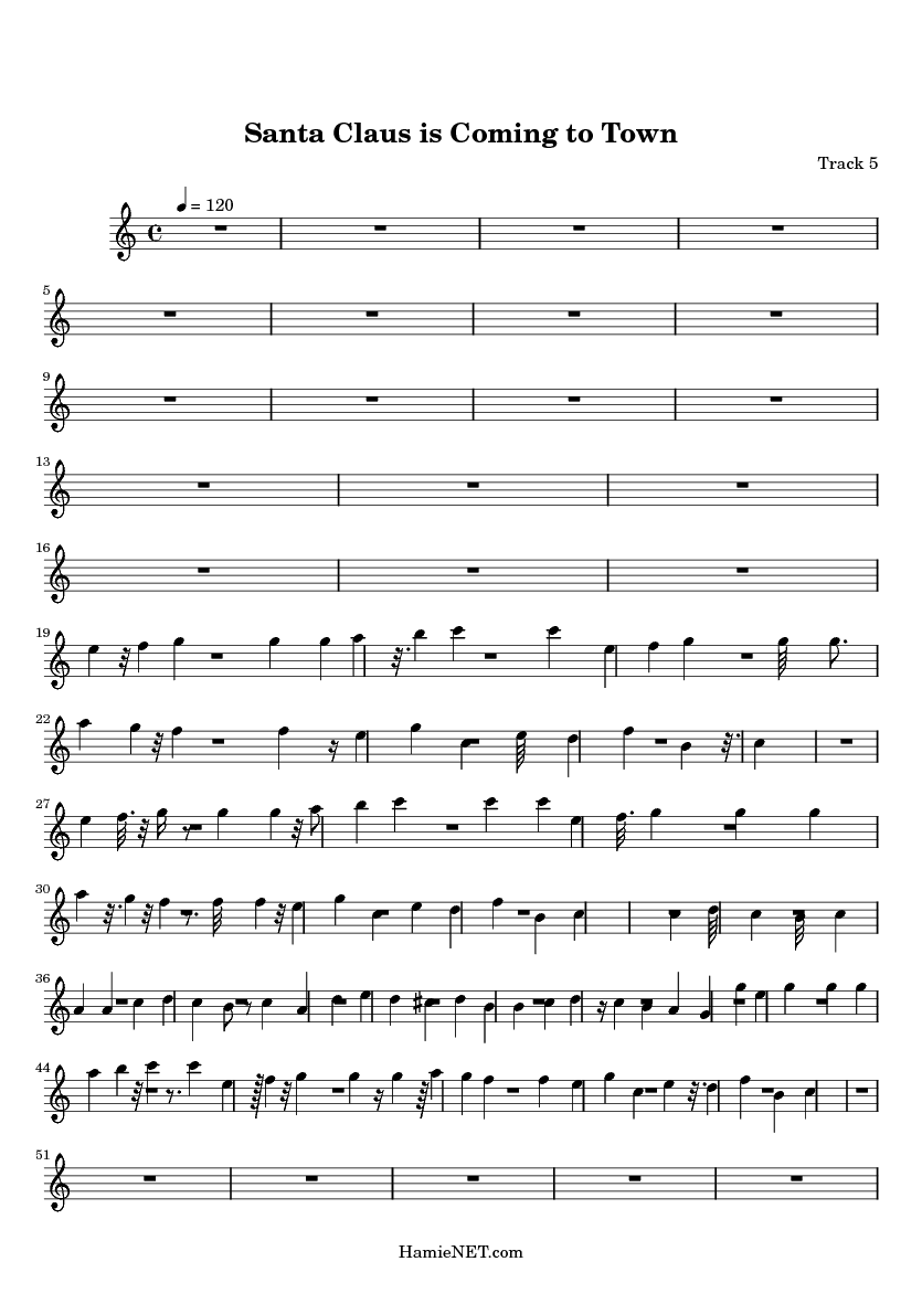 Santa Claus Is Coming To Town Sheet Music